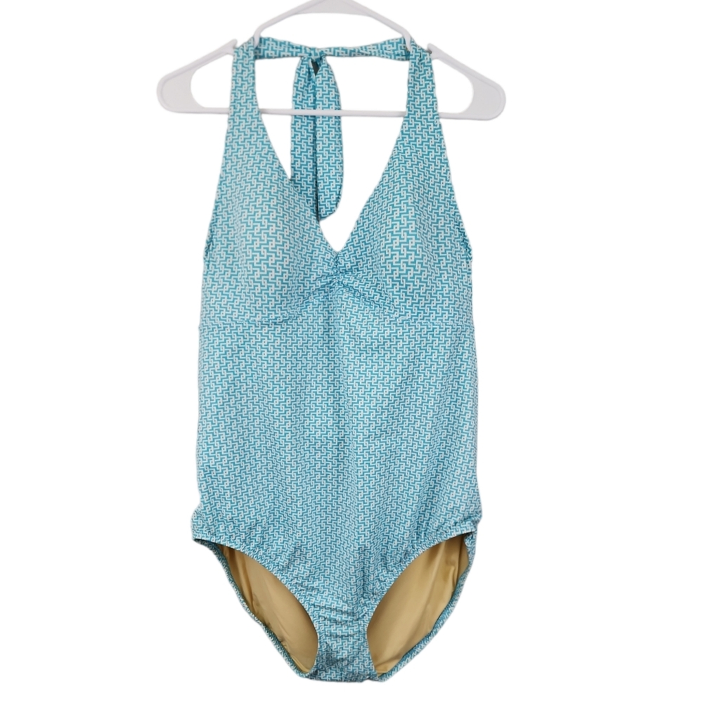 NWOT Land's End Halter One Piece Swimsuit